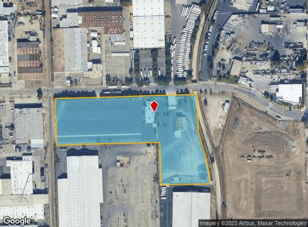 1408 E Franklin Ave, Pomona, CA Parcel Map