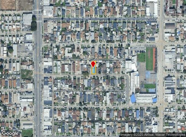  205 W 89Th St, Los Angeles, CA Parcel Map