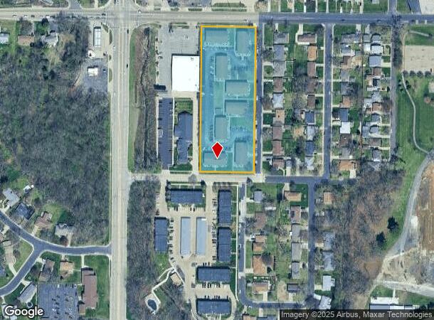 4207 N Knollridge Rd, Peoria, IL Parcel Map