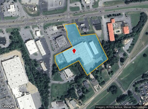 1640 E Andrew Johnson Hwy, Greeneville, TN Parcel Map
