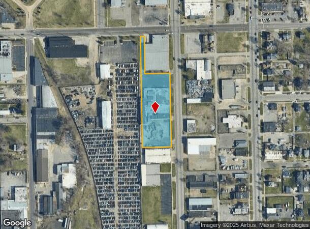 1701 S Main St, South Bend, IN Parcel Map