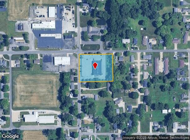 711 W Mill St, Middletown, IN Parcel Map