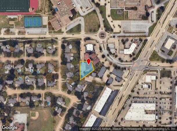 1211 Hall Johnson Rd, Colleyville, TX Parcel Map
