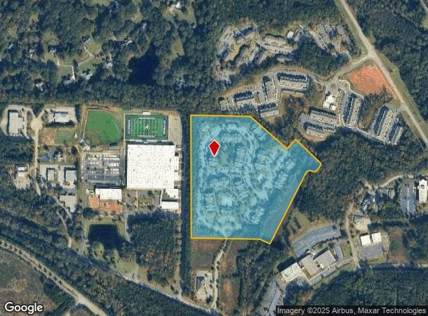 1091 Overlook Pky, Macon, GA Parcel Map
