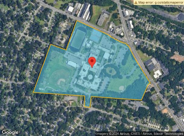  1100 Eastway Dr, Charlotte, NC Parcel Map