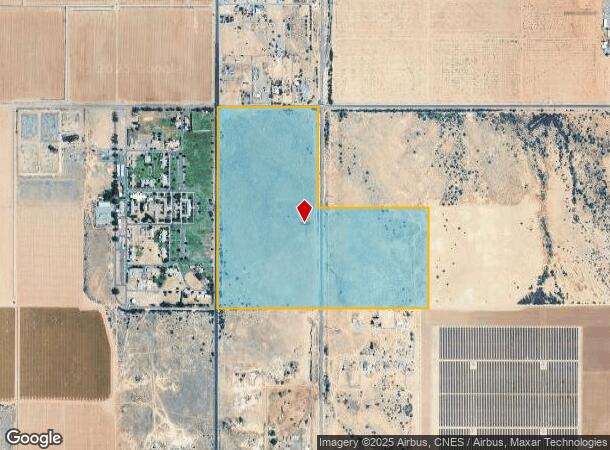 N Undetermined Rd, Coolidge, AZ Parcel Map
