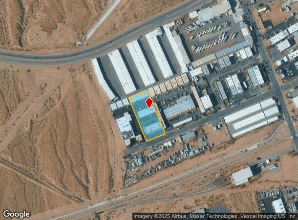 1640 Foothill Dr, Boulder City, NV Parcel Map