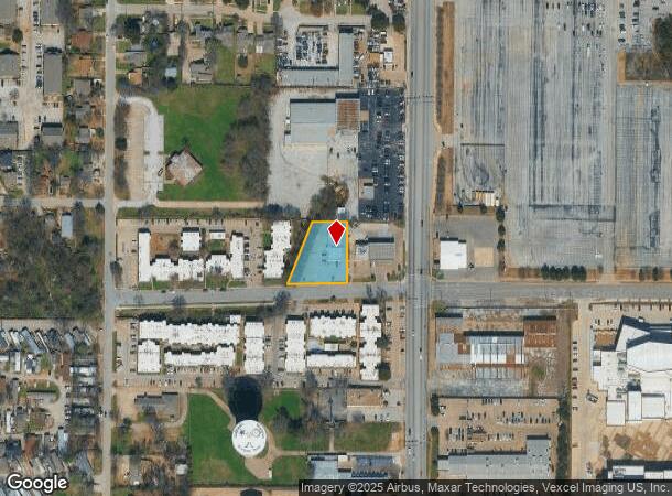 825 E Sanford St, Arlington, TX Parcel Map