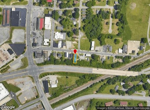 628 Washington St, High Point, NC Parcel Map