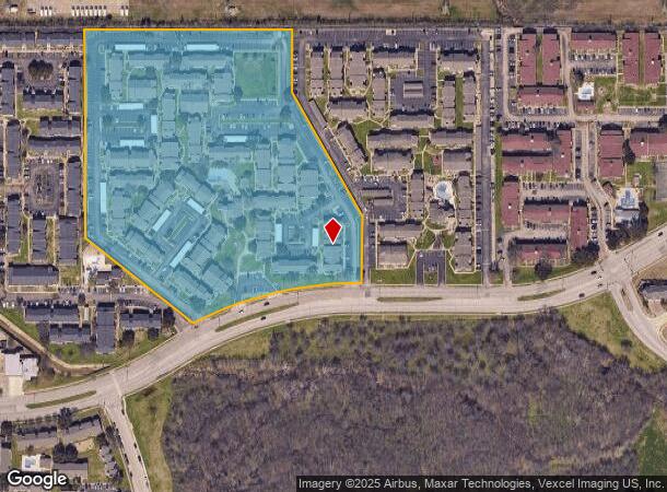  3101 W Walnut Hill Ln, Irving, TX Parcel Map