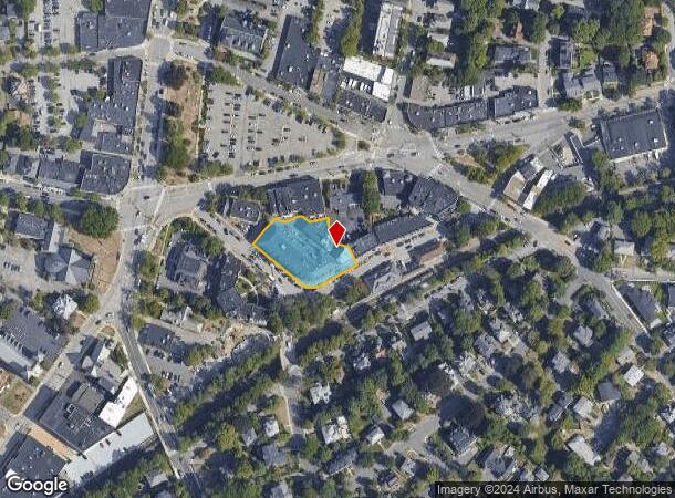  93 Union St, Newton Center, MA Parcel Map