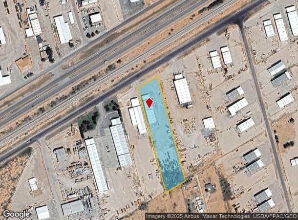 8005 W Industrial Ave, Midland, TX Parcel Map