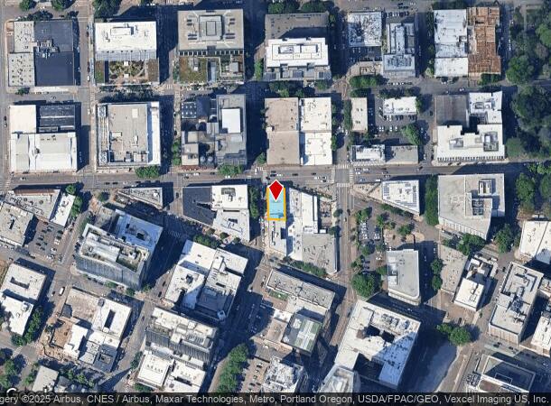  1036 W Burnside St, Portland, OR Parcel Map