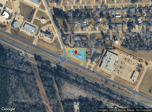  602 W Main St, Hallsville, TX Parcel Map