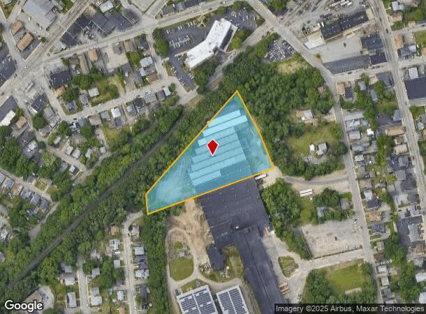  129 Brookside Ave, West Warwick, RI Parcel Map