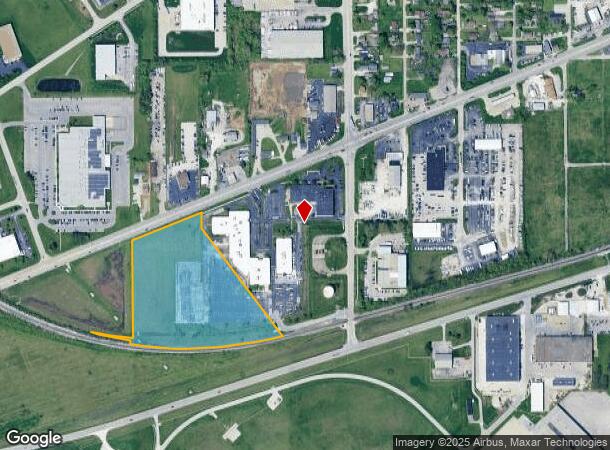  7449 W Washington St, Indianapolis, IN Parcel Map