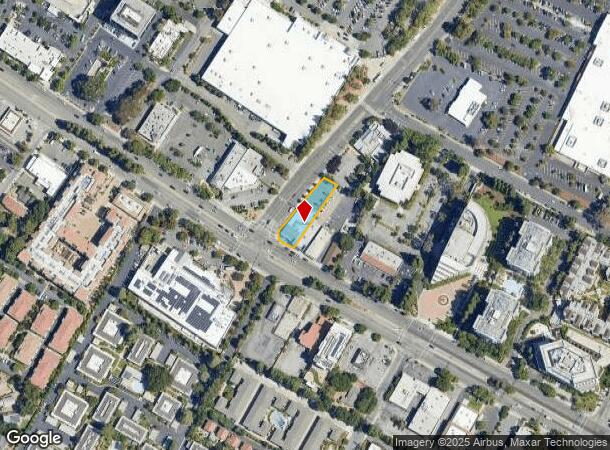  2490 W El Camino Real, Mountain View, CA Parcel Map