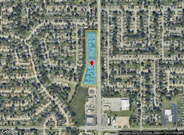 4548 S Elm Pl, Broken Arrow, OK Parcel Map