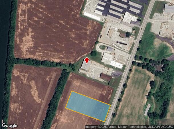  2141 N Dayton Lakeview Rd, New Carlisle, OH Parcel Map