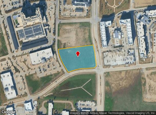  3125 Heritage Trl, Denton, TX Parcel Map
