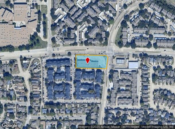  2636 Frankford Rd, Dallas, TX Parcel Map