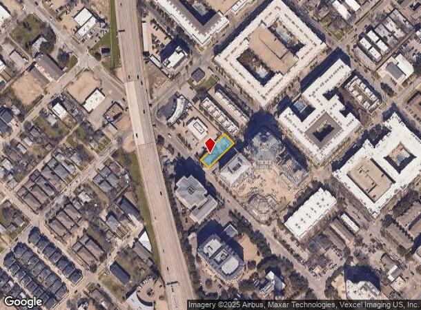  2511 Throckmorton St, Dallas, TX Parcel Map