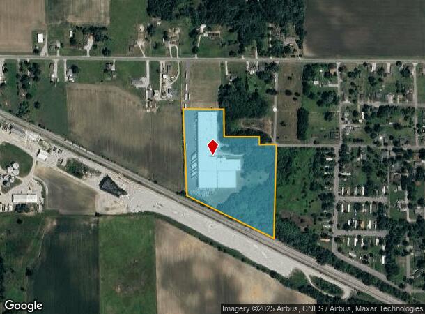 838 W Broadway St, Monon, IN Parcel Map