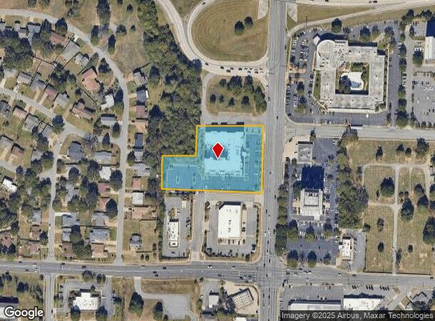 1020 S University Ave, Little Rock, AR Parcel Map