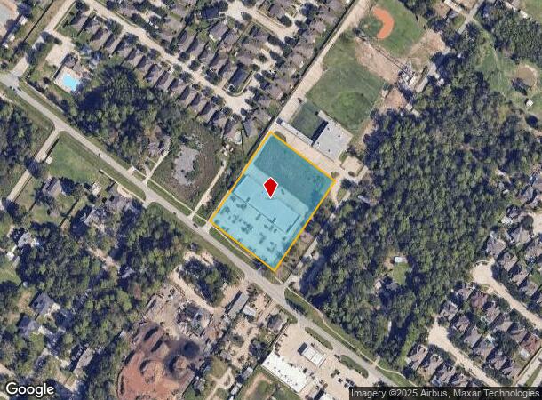  2510 Mills Branch Dr, Kingwood, TX Parcel Map