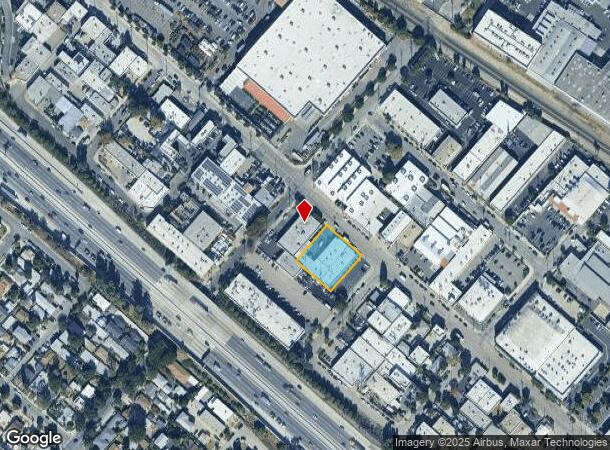  1838 Flower St, Glendale, CA Parcel Map