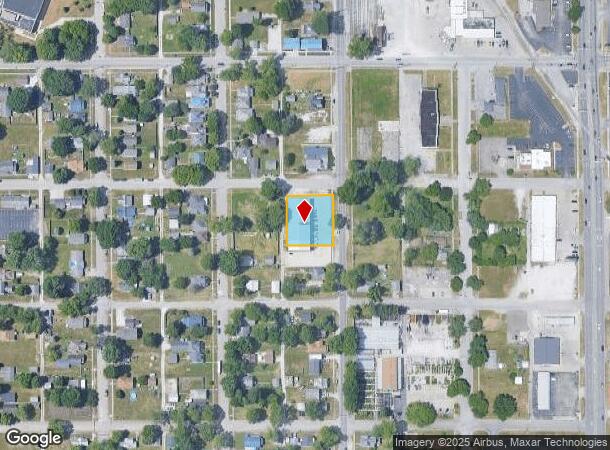 2509 S 1St St, Terre Haute, IN Parcel Map