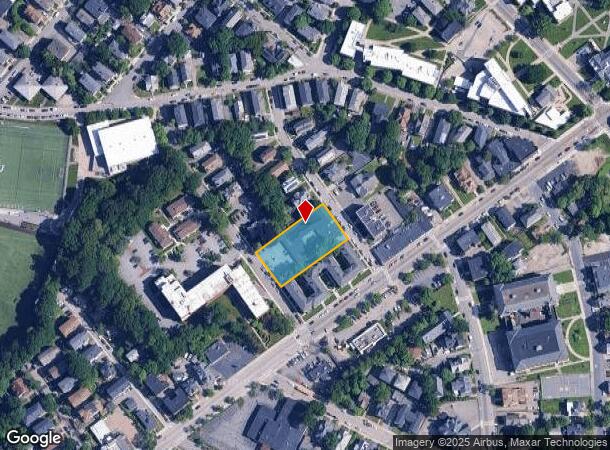  16 Marble St, Worcester, MA Parcel Map