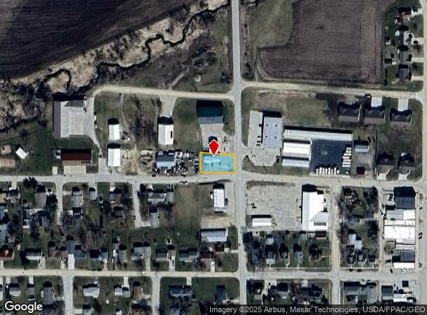102 Railroad St, Newhall, IA Parcel Map