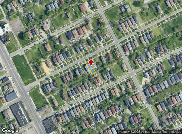  3261 Elmhurst St, Detroit, MI Parcel Map