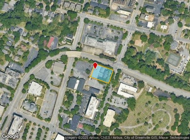 429 N Main St, Greenville, SC Parcel Map