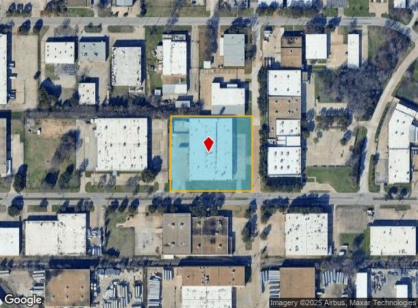  4105 Bronze Way, Dallas, TX Parcel Map