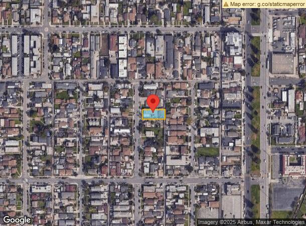  11116 Berendo Ave, Los Angeles, CA Parcel Map