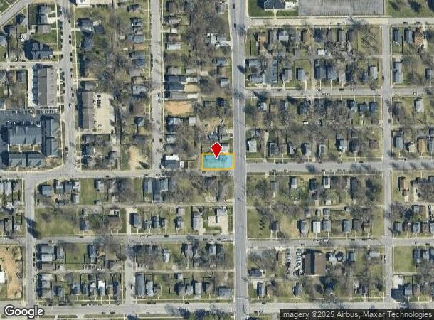 601 N Eddy St, South Bend, IN Parcel Map