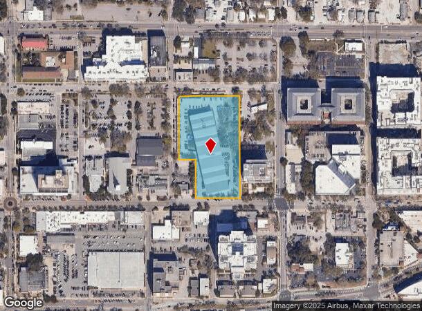  1743 Main St, Sarasota, FL Parcel Map