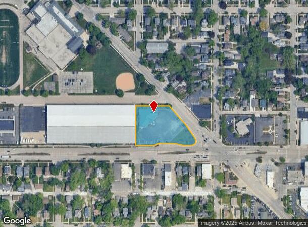  1008 W College Ave, Appleton, WI Parcel Map