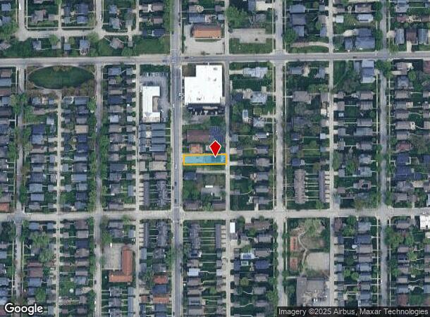  2421 Central Ave, Indianapolis, IN Parcel Map