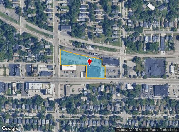  833 Michigan St Ne, Grand Rapids, MI Parcel Map