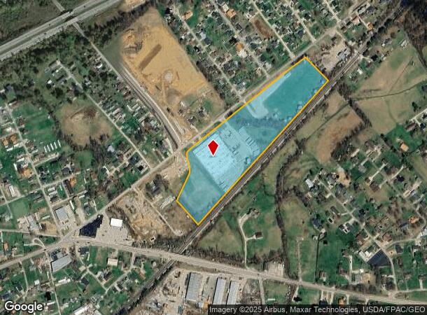 Virginia Ave, Culloden, WV Parcel Map