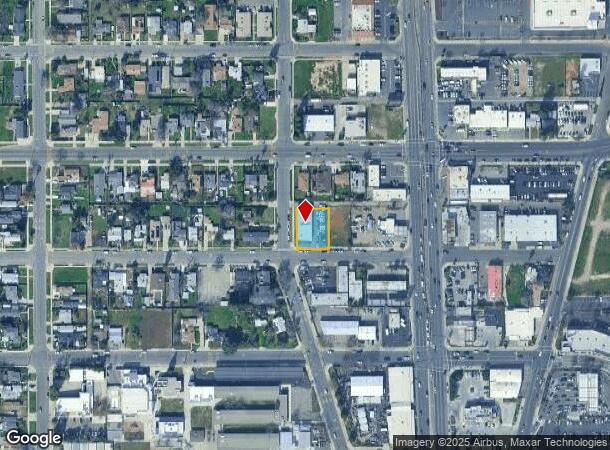  58 W Birch Ave, Fresno, CA Parcel Map