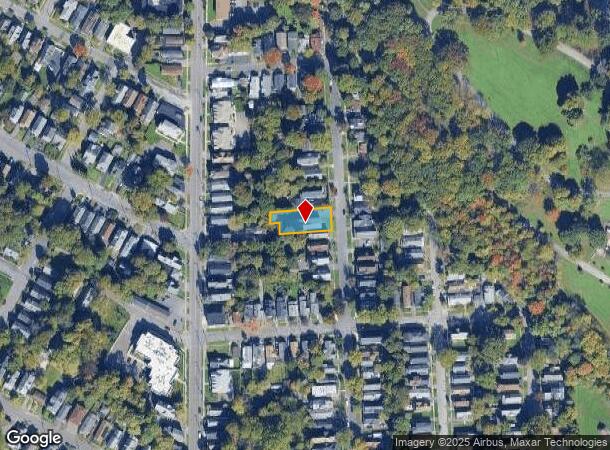  1027 Highland St, Syracuse, NY Parcel Map