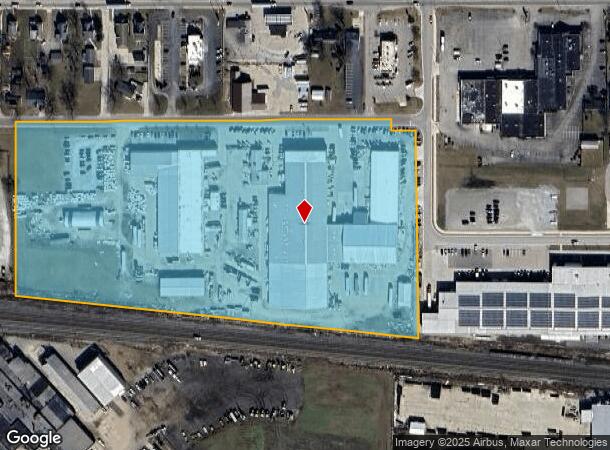 1205 E Lincoln St, Nappanee, IN Parcel Map