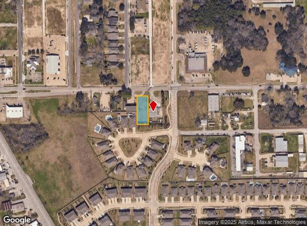 3600 E Walnut St, Pearland, TX Parcel Map