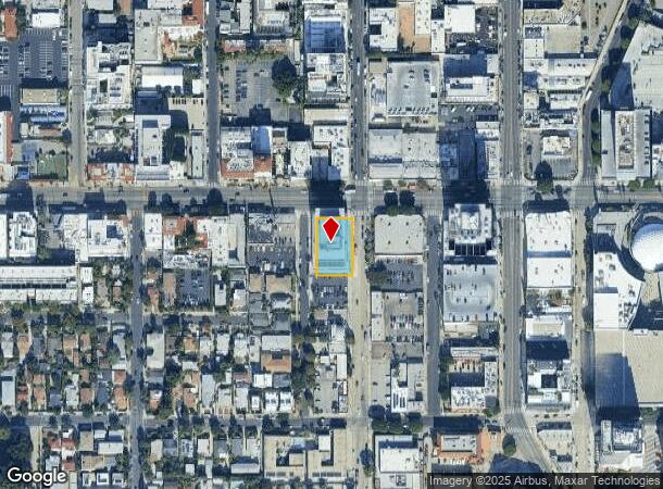  6464 W Sunset Blvd, Los Angeles, CA Parcel Map