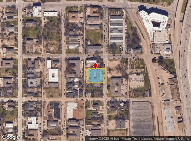  711 N Ewing Ave, Dallas, TX Parcel Map