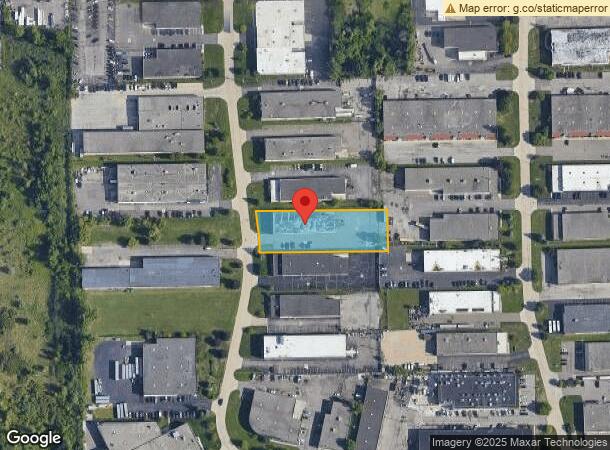  12395 Delta St, Taylor, MI Parcel Map